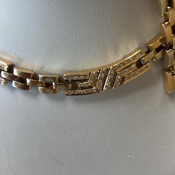 18KNecklace Bracelet and Earrings Diamonds Set - Picture 3 of 4